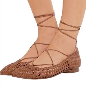 NEW $550 Michael Kors Kallie Leather Flats Size 6